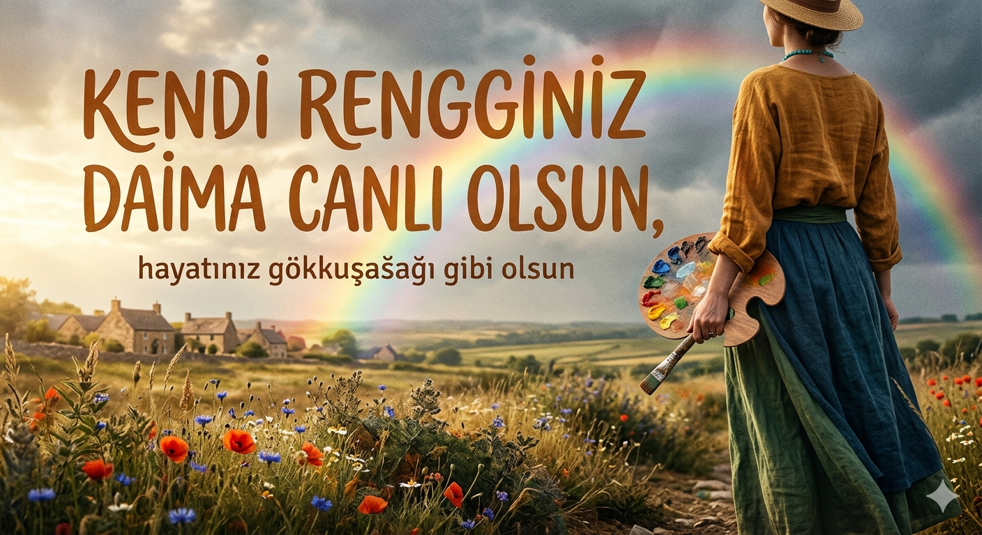 Kendi Renginiz Daima Canlı Olsun, Hayatınız Gökkuşağı Gibi Olsun