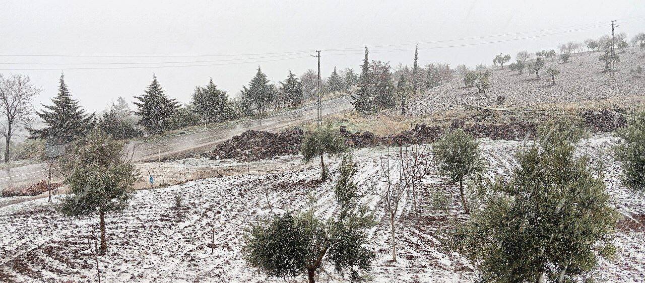Kilis’te kar sevinci