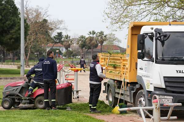 Yalova’da temizlik ve bakım çalışması başlatıldı