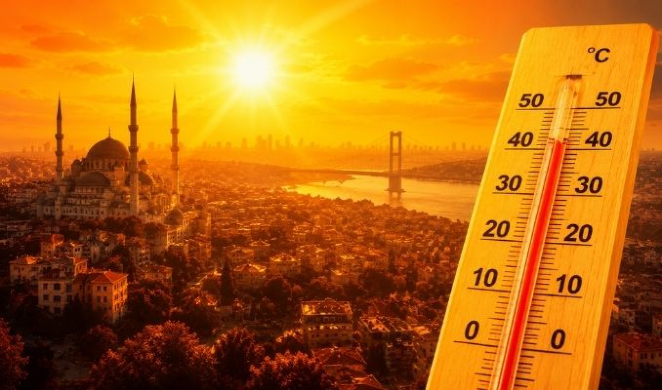 İstanbul'da hissedilen sıcaklık 40 dereceye çıkacak