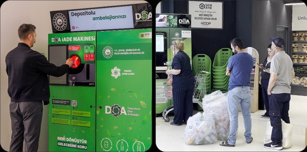 Depozito iade sisteminde 100 milyon ambalaj aşıldı