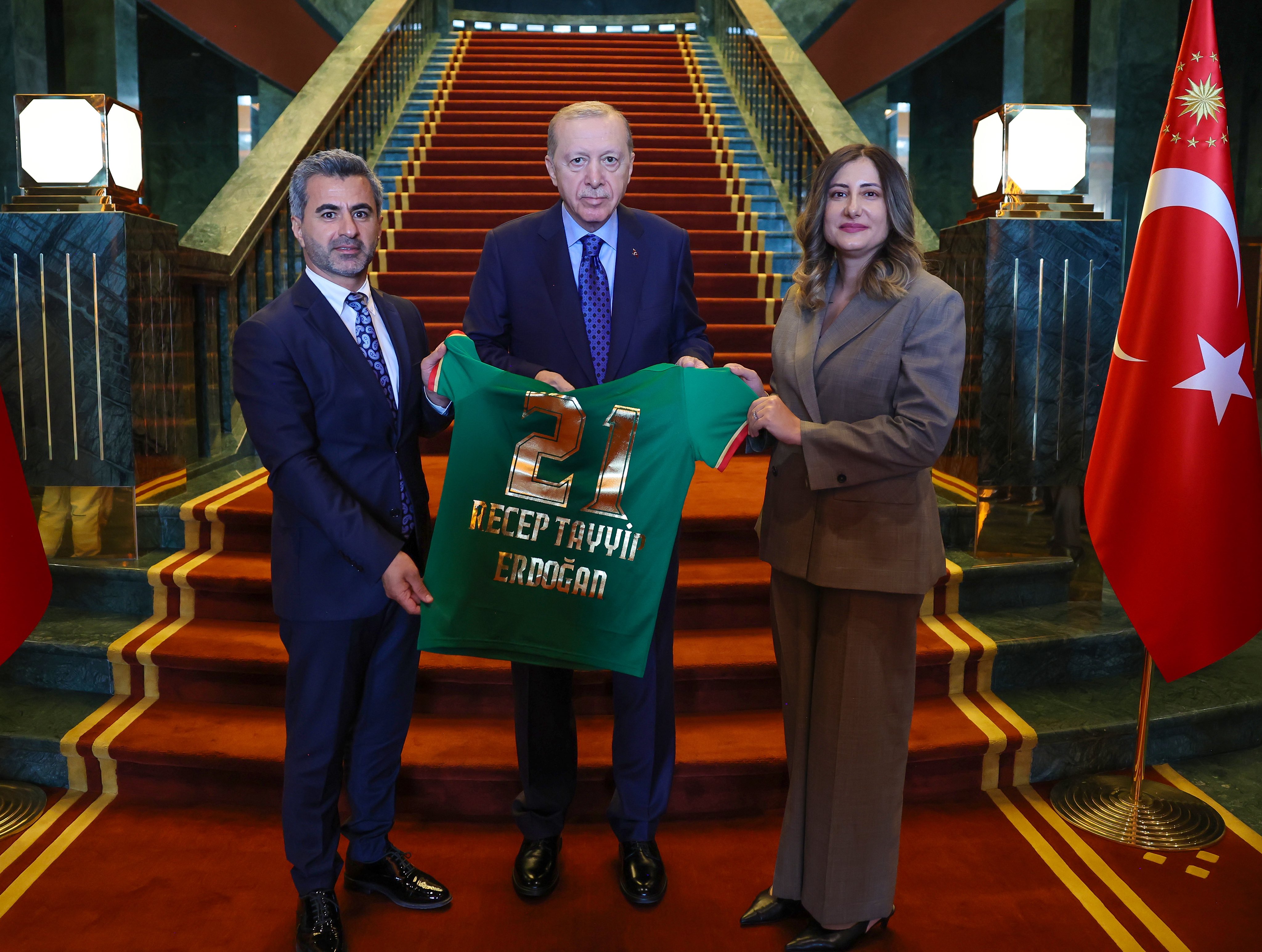 Erdoğan, Amedspor ve Süper Lig’in yeni ekipleriyle buluştu