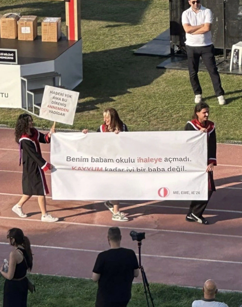 ODTÜ Mezuniyet Pankartlarında Bu Kez Kılıçdaroğlu Gündemi