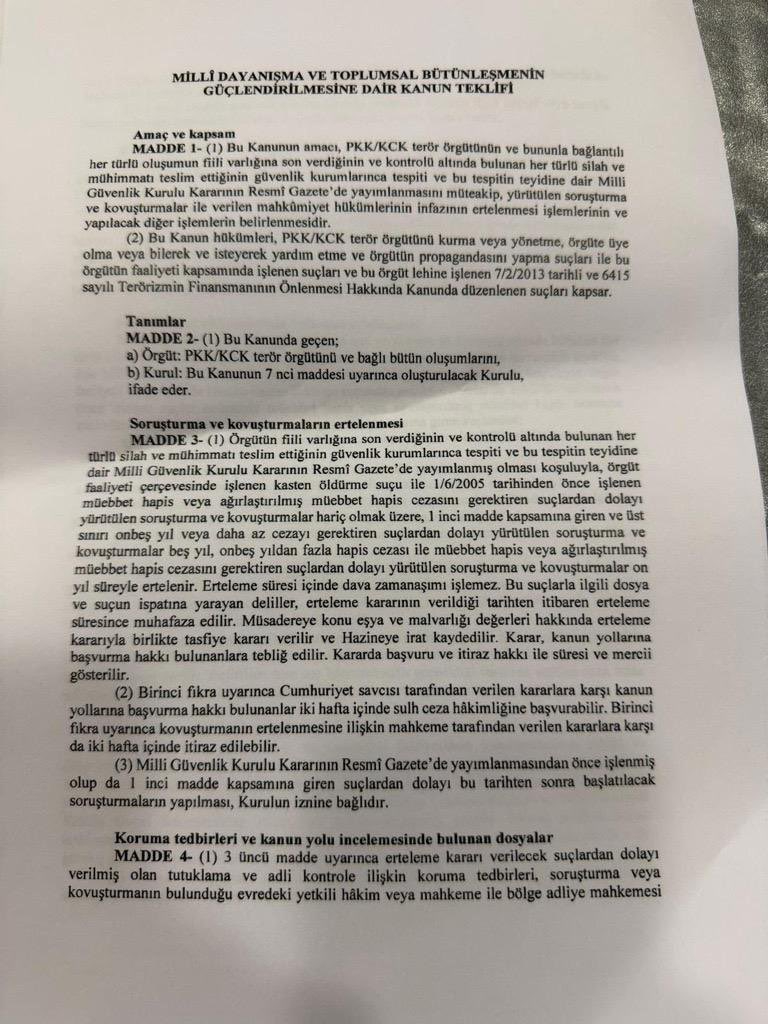 12 Maddelik Çerçeve Yasa TBMM’de Kabul Edildi