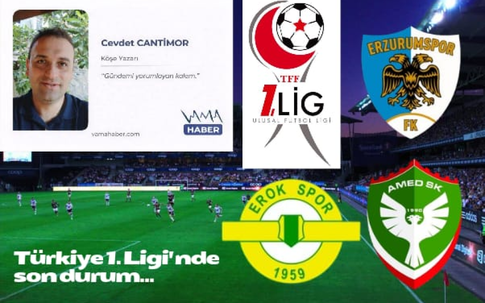 Türkiye 1. Ligi'nde son durum...