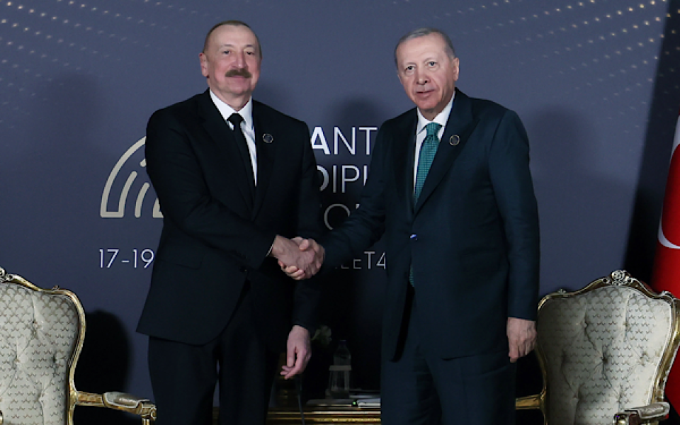 Aliyev ve Erdoğan Antalya Diplomasi Forumu’nda bir araya geldi