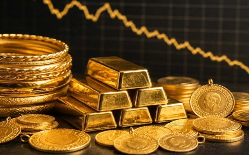 Altında düşüş sürüyor: Gram altın 6 bin 245 liraya geriledi