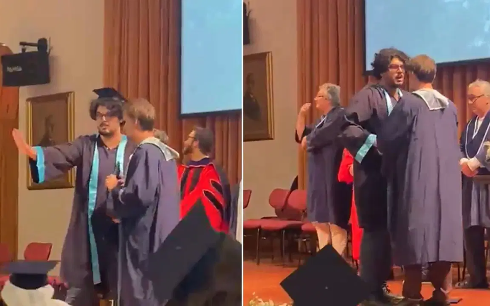 Boğaziçi mezuniyetinde fotoğraf krizi: Fiziksel müdahale iddiası