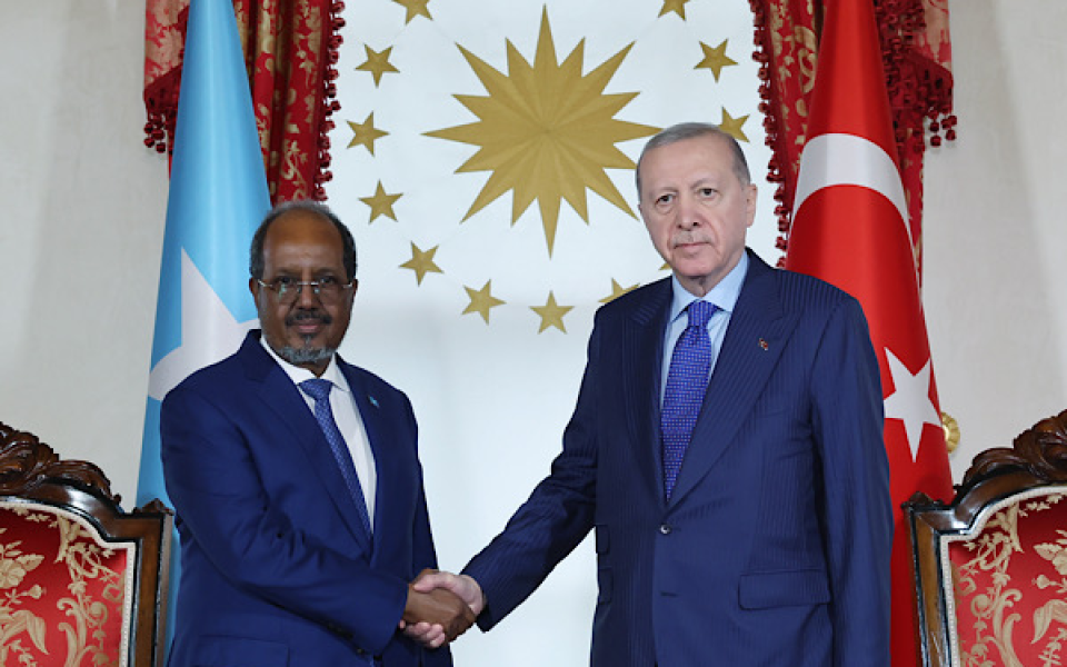 Cumhurbaşkanı Erdoğan, Somali Cumhurbaşkanı Mahmud ile görüştü