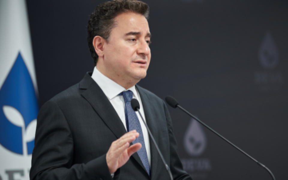 DEVA Partisi Genel Başkanı Babacan’dan İsrail'e tepki