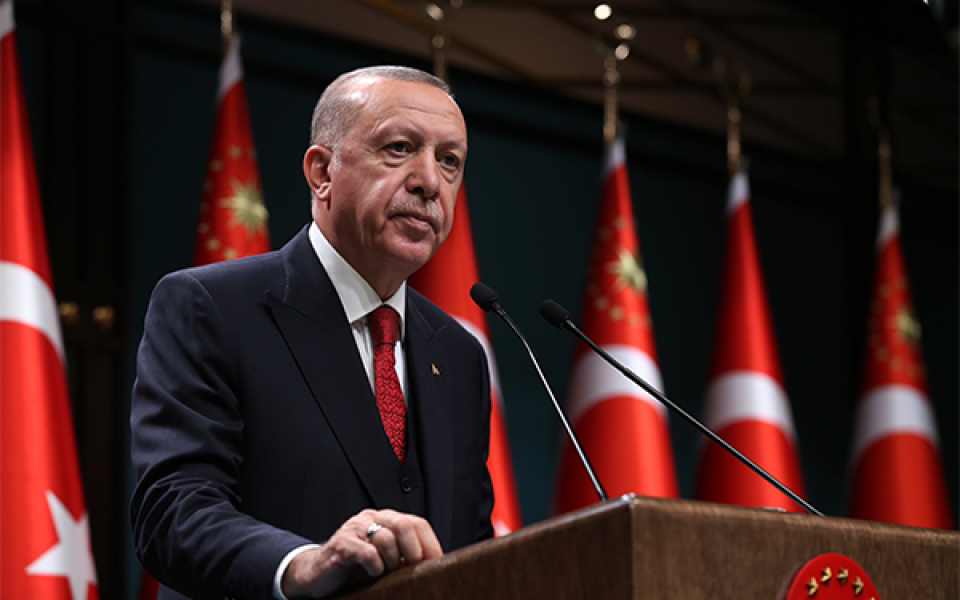 Erdoğan, Avrupa Güvenlik ve İşbirliği Teşkilatı Genel Sekreteri Sinirlioğlu ile görüştü