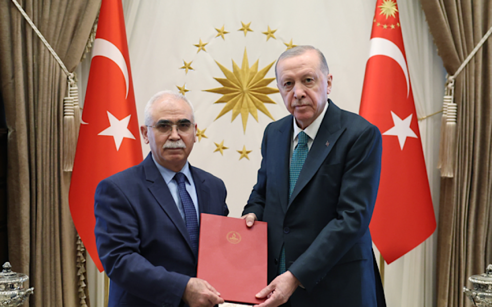 Erdoğan, AYM Başkanı Özkaya’yı kabul etti