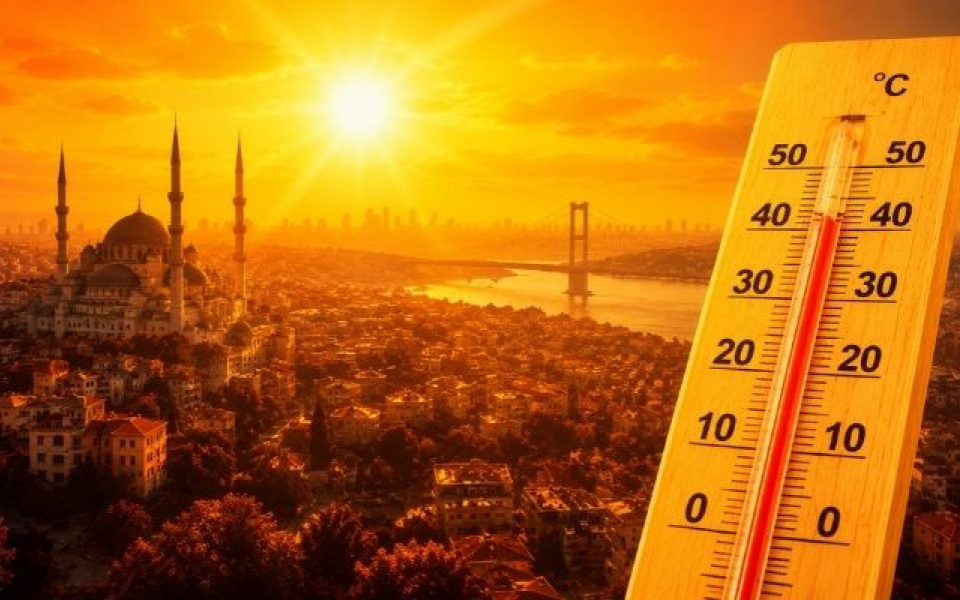 İstanbul'da hissedilen sıcaklık 40 dereceye çıkacak