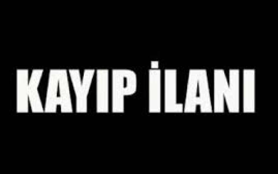Kayıp İlanı