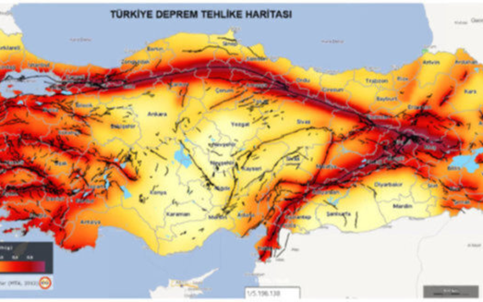 MTA 13 Yıl Sonra Güncelledi: Türkiye'de Diri Fay Sayısı 700'e Yükseldi