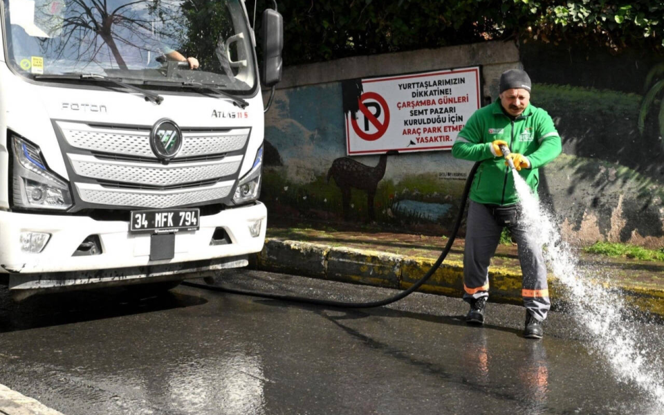 Şişli’de 19 Mayıs Mahallesi’nde bakım çalışması yapıldı